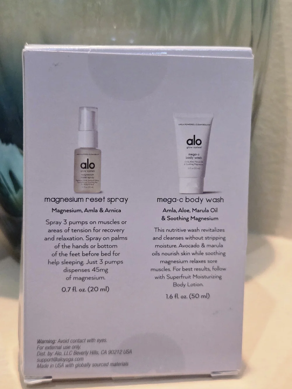 ALO Wellness System Best-Seller Mini Duo – Magnesium Reset Spray + Mega-C Body